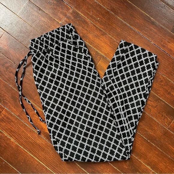 Roz & Ali Pants - Roz & Ali patterned pants Medium